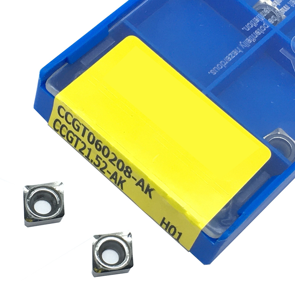 Cross-border CNC inserts CCGT060202/04/08-AK H01 are used for processing hard alloy aluminum Application Scenario