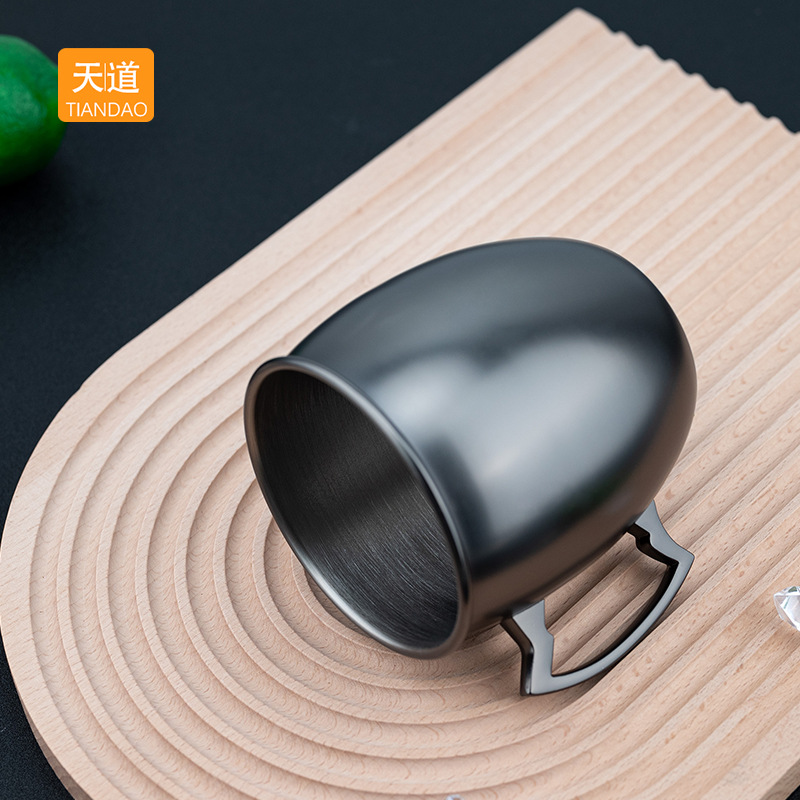 Hammered copper cup moscow mule Moscow Mule Cup Stainless steel cocktail metal Wine glass Bar cup Specification drawing