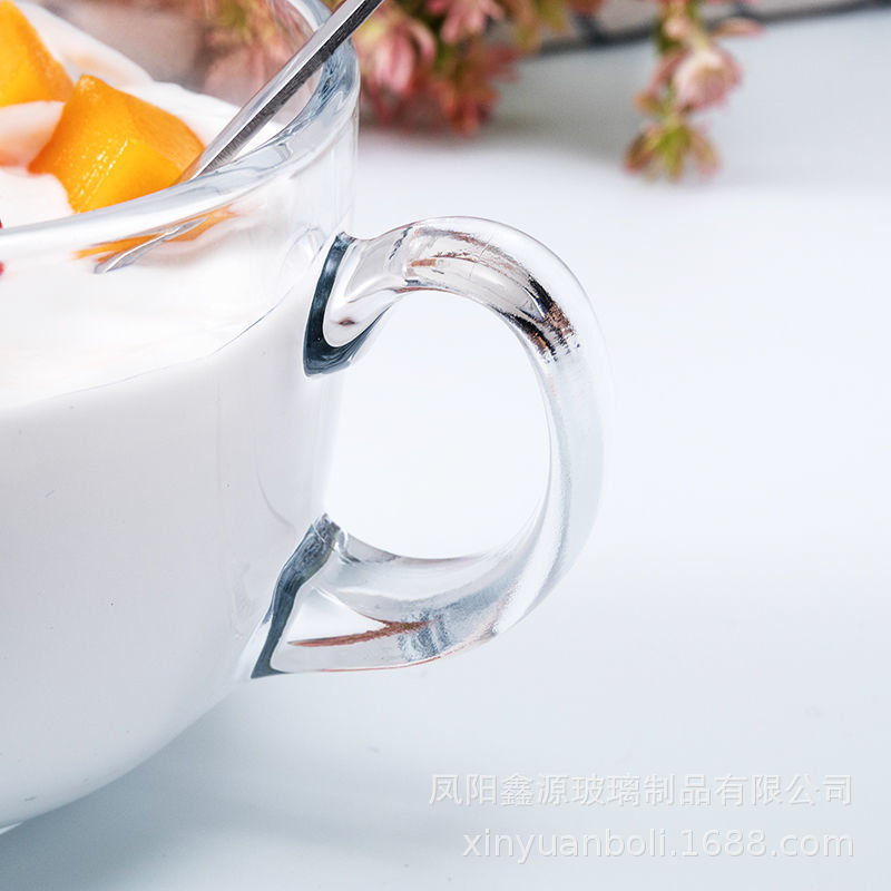 Milk cups, glass cups, breakfast cups, advertising water cups, handle cups, coffee cups, printed logos, event gifts wholesale Application Scenario