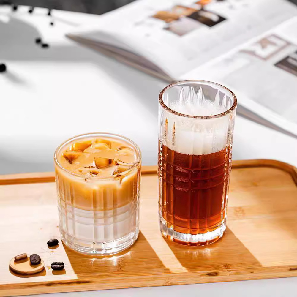 Mogi glasses, bar, Colin cocktails, toasts, glass cups, long drink cups, juice cups, fruit cups, whisky cups Specification drawing