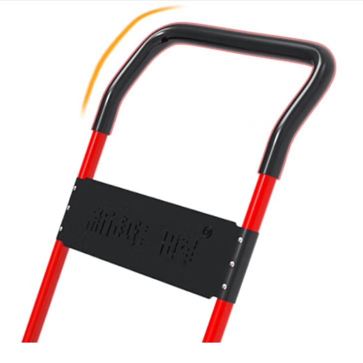 The handrails of Xinyue Changhui color-coated plastic-coated flatbed carts, folding small carts, handcarts, and trucks are raised details Picture
