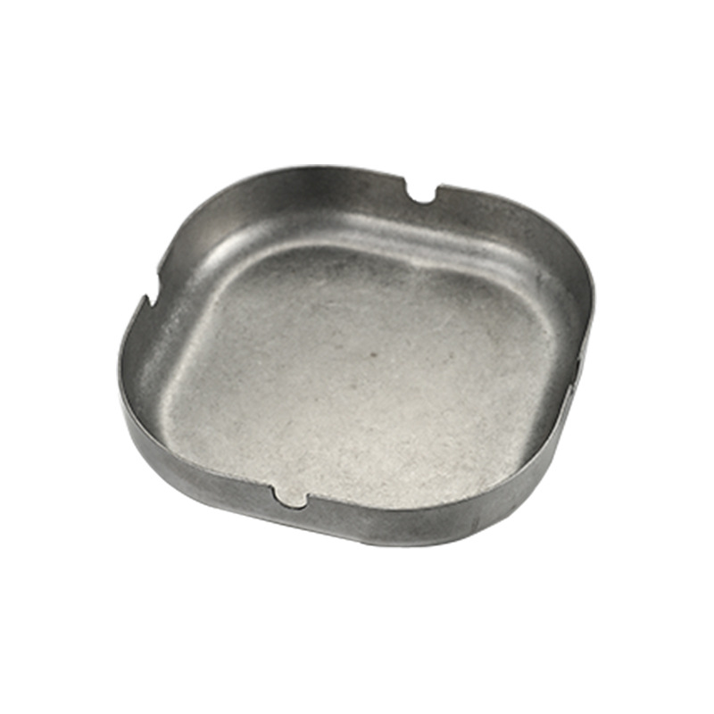Retro and aged industrial style outdoor camping American tinplate ashtray, creative and individual snowflake grey craftsmanship, ins Item Picture