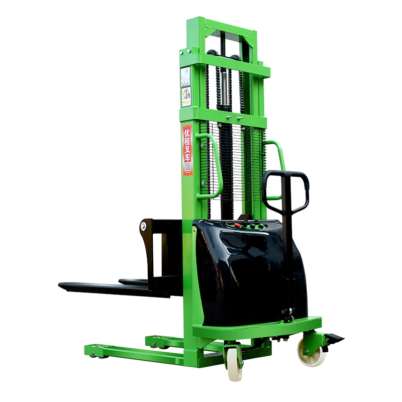 1.5-ton electric stacker, 2-ton electric lift forklift, hydraulic loading and unloading vehicle, battery lift forklift Item Picture