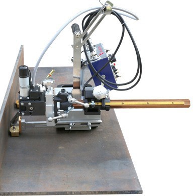 Shanghai Huawei HK-8SS-W electromagnetic swing vertical welding trolley CO2 welding Application Scenario