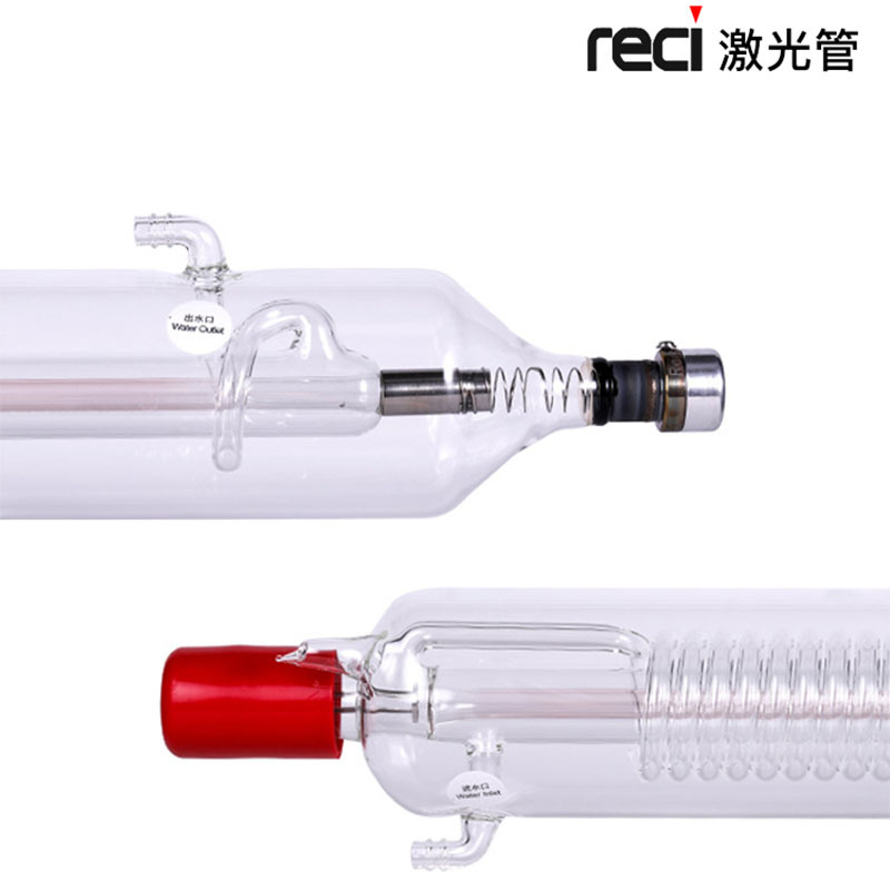 Beijing Tottenham CO2 CO2 laser tube 60W, 100W, 130W, 150W laser cutting and engraving machine reci tube Specification drawing