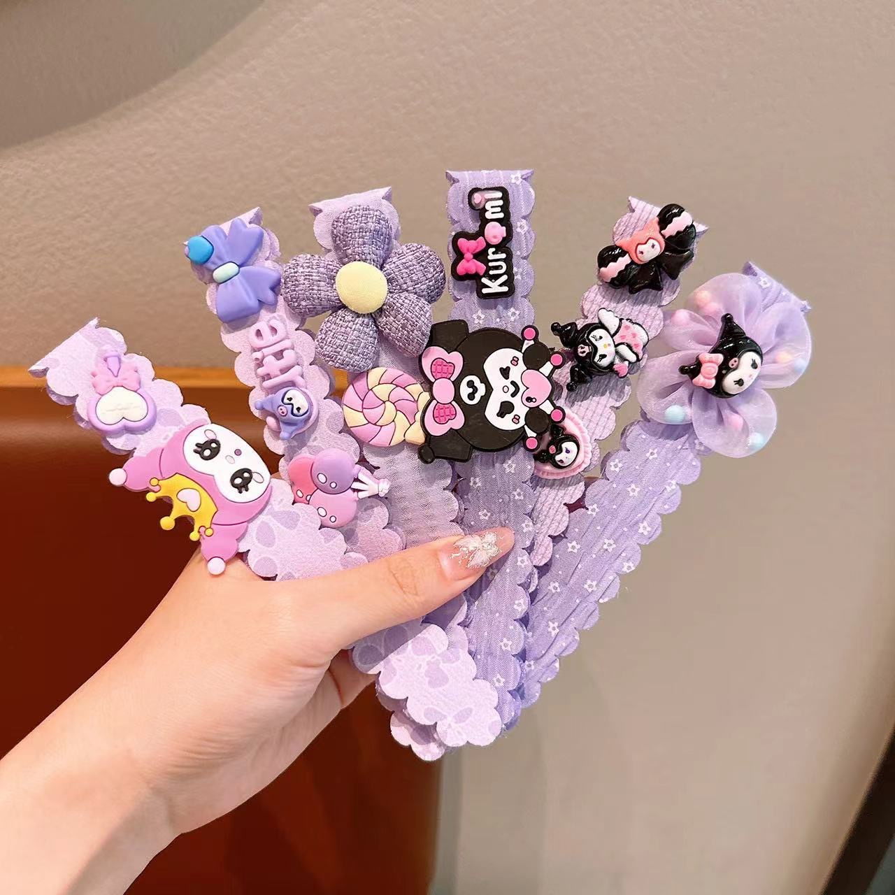 A magic hair patch for girls, baby magic hair patch, little girl Sanrio hair patch, hair band and headwear Application Scenario