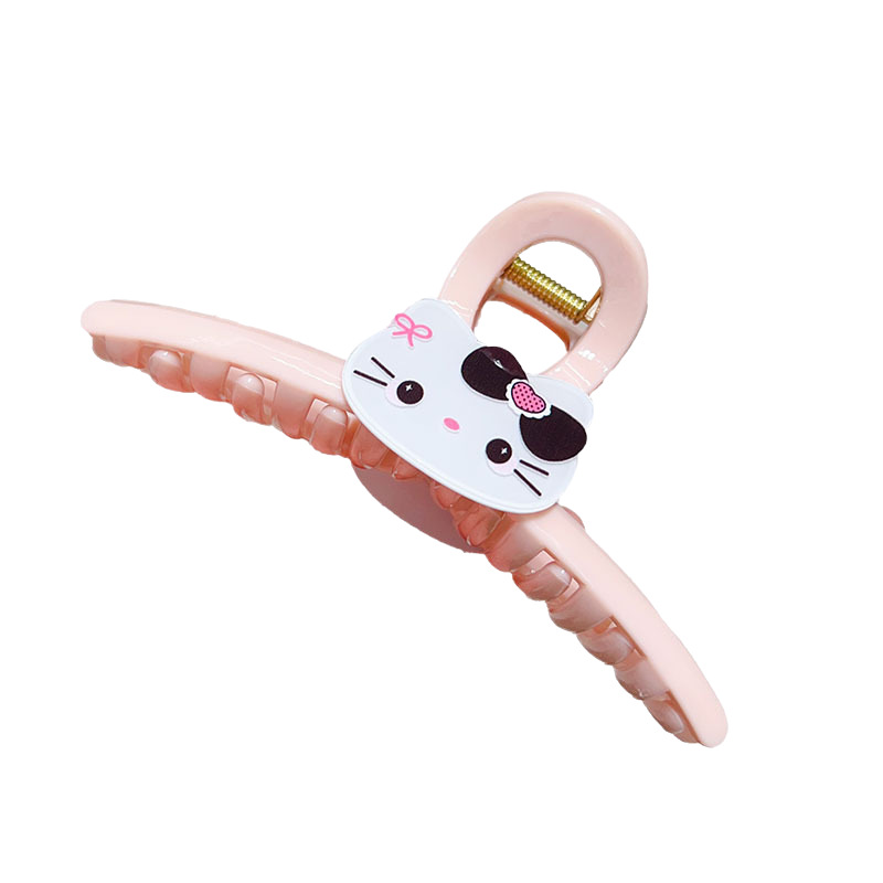 Cute and girlish cat hair clips, female back head updo hair grabber, sweet shark clip, high-quality hair clips and hair accessories Item Picture
