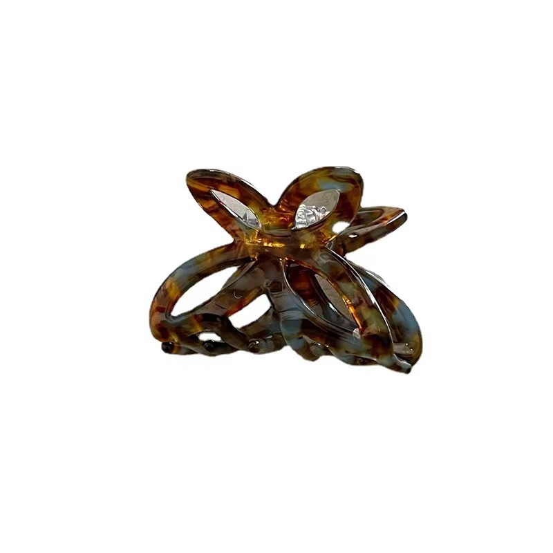 High-end acetate butterfly grappling clips, small hair clips, women's headwear, side bangs clips, half-tied hair clips, hair clips Item Picture