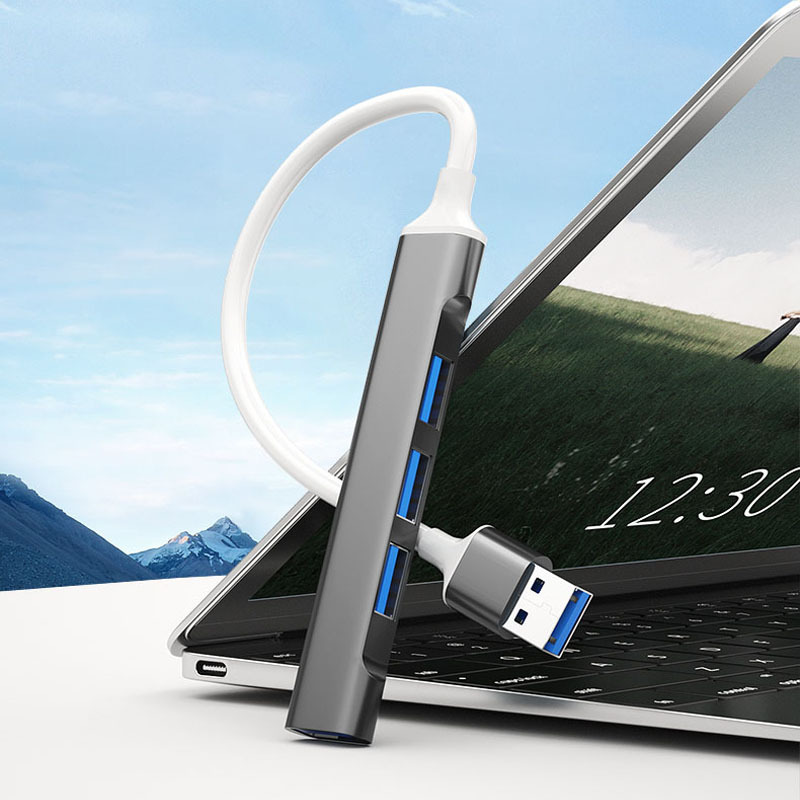 The four-in-one docking station connection cable is suitable for Apple mobile phones, computer converters and laptop Type-C expansion interfaces Application Scenario