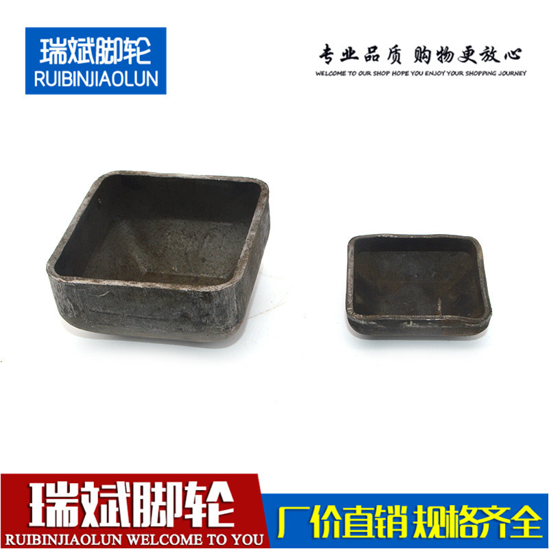 Stacking foot corner bowl cap head, iron box bottom foot shelf, 40 square tube stacking frame, stamping hardware base foot bowl undefined