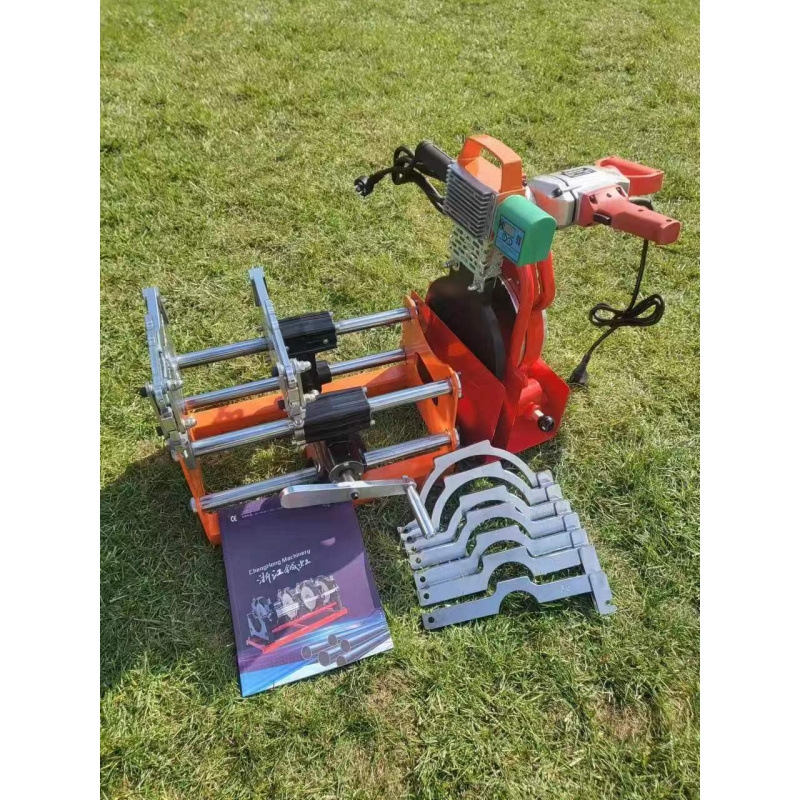 High-altitude operation pipe tightening device, pe siphon same-floor drainage butt welding machine, 50-200 hot melt machine, hot melt welding machine butt welding machine details Picture