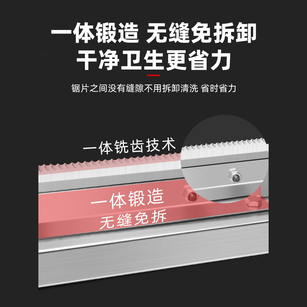 The guillotine knife is a household bone-cutting wonder, a commercial rolling knife, a bone-cutting machine, a knife for cutting pork ribs and meat, a knife for chopping bones, a gate knife, and a pig's trotter knife details Picture