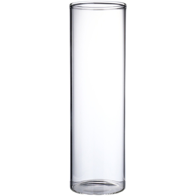 Transparent, thin and straight glass cocktail cups, simple long drinking cups, Colin cups, juice cups, extended straight water cups Item Picture