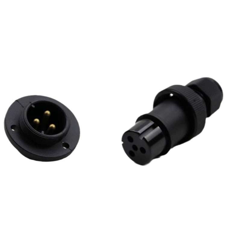 Huawei General CG1-30 flame cutting machine accessories: 3-hole large-hole aviation plug and socket with two slots Item Picture