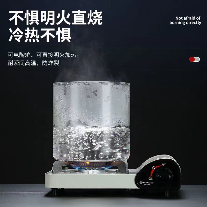 Wholesale household large-capacity high borosilicate glass wine barrels, ginseng wine sealed wine jars, wine jars, wine barrels and wine sets Specification drawing