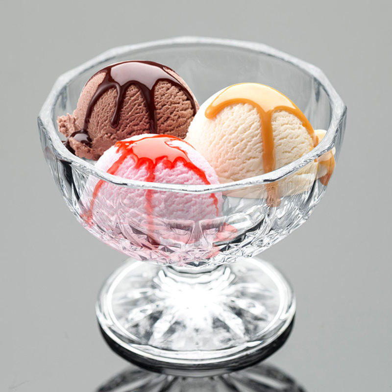 【 Factory Direct Delivery 】 Creative dessert cups, milkshake cups, ice cream cups, glass ice cream cups, milk tea cups, juice cups Application Scenario