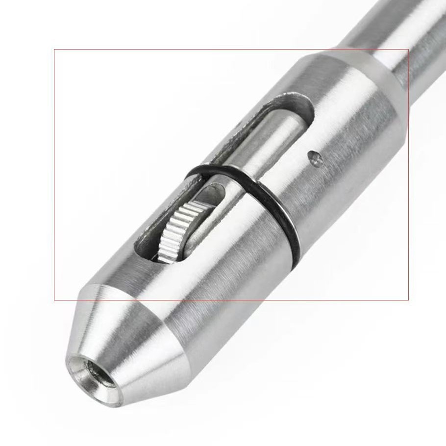 Argon arc welding wire feeding pen, wire feeding wonder, manual wire feeder for aluminum alloy welding, straight bar welding wire pen, specially designed for beginners Specification drawing