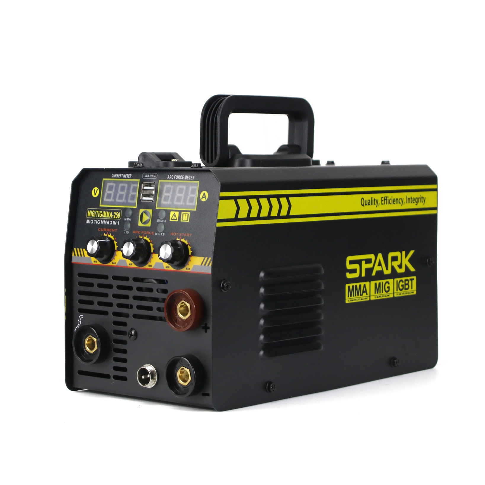 Cross-border search: SPARK gas shielded welding machine, household 220V argon arc welding machine, gas shielded welding machine, three-purpose electric welding machine Item Picture