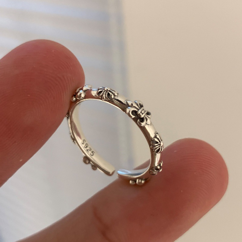 One-piece personalized punk open-mouth ring for women, light luxury, niche design, exquisite and high-end, cold style, fashionable and retro full figure