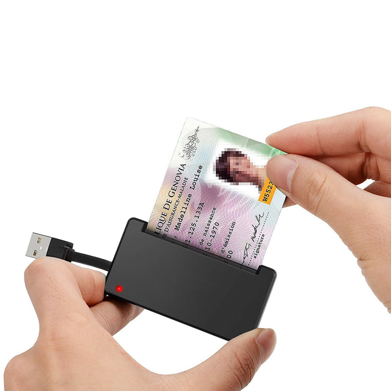 Cross-border manufacturer's smart card reader, SIM card, bank card, ID card, CAC chip, smart card reader factory wholesale Specification drawing