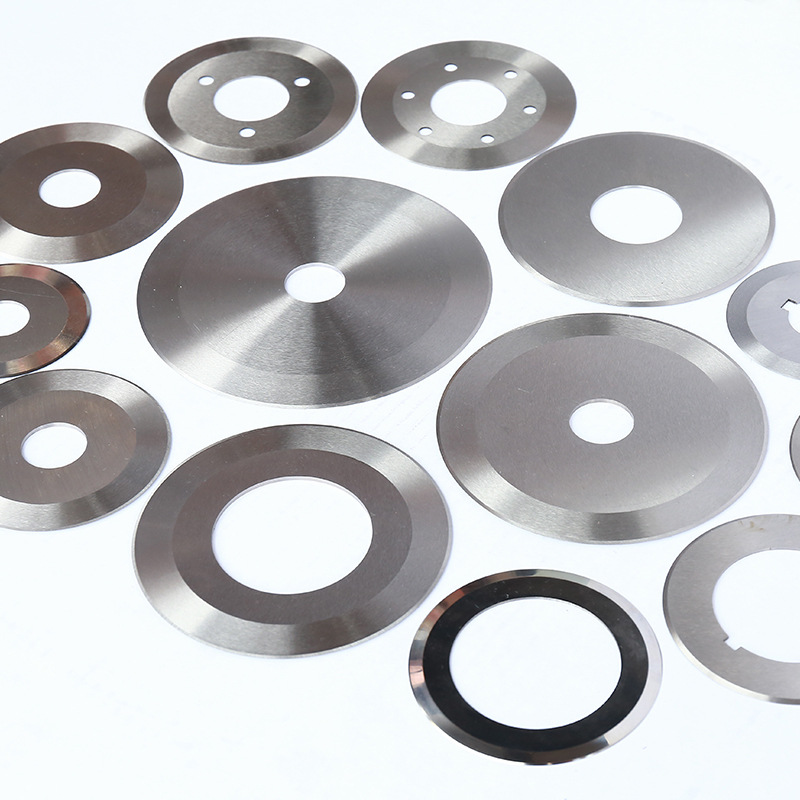 Stainless steel sharp cutting table machine, pipe cutting machine, machine blade for slitting toothless round knife saw blades details Picture