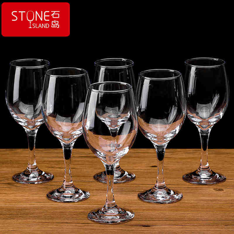 Shidao Sydney series red wine glass set, transparent high-end glass highball glass, home European-style wine glasses, wine glasses details Picture