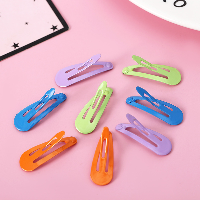 Colorful polka dot 3cm children's hair clips, hair accessories, candy colors to charm you, BB clips, hair clips, girls' hair clips, cute Specification drawing