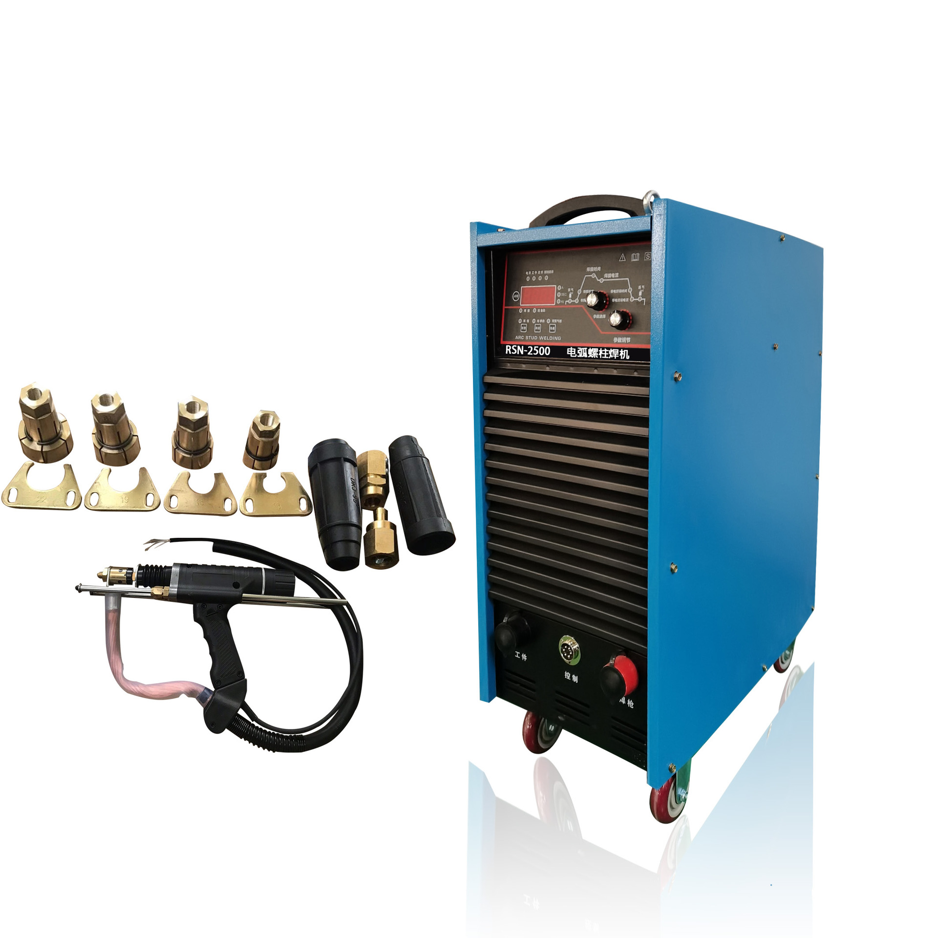 The Saiwei RSN-2500 stud welding machine for heavy-duty steel structure floor deck bolts is easy to operate and available in stock details Picture