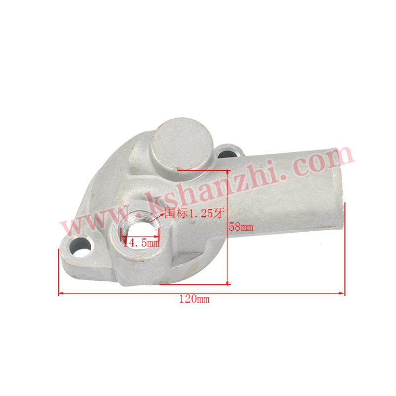 Forklift thermostat upper seat 8-94152-595-0 is suitable for Isuzu 4JG2 forklift parts thermostat upper cover details Picture
