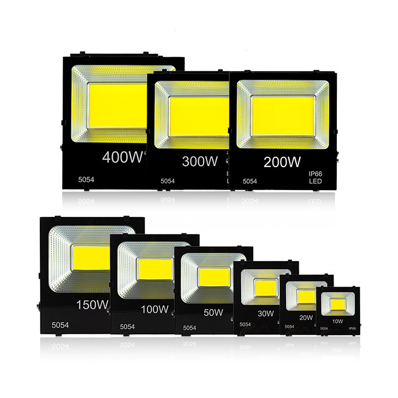 led floodlights 50W, 200W spotlights, cob spotlights, outdoor waterproof basketball court lighting fixtures, wide voltage Item Picture