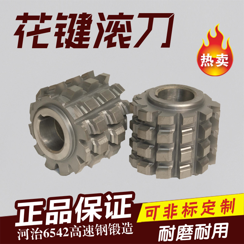 Rectangular spline hob - 10-key spline hob, Heye 6542 high-speed steel material - coated hob details Picture