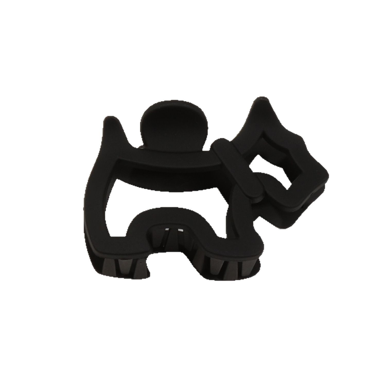 Qiyue 2025 New cute hollowed-out puppy hairpin, high ponytail semi-tied hair clip, women's high-end shark clip Item Picture