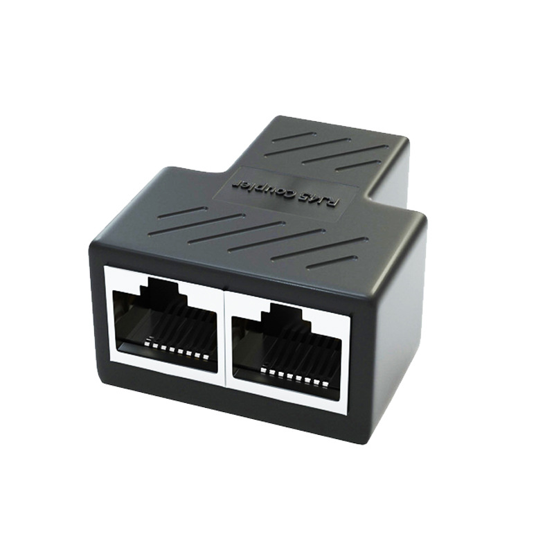 Factory direct sales of network cable connectors, RJ45 network three-way heads, network one-two connectors, cross-border foreign trade wholesale Item Picture