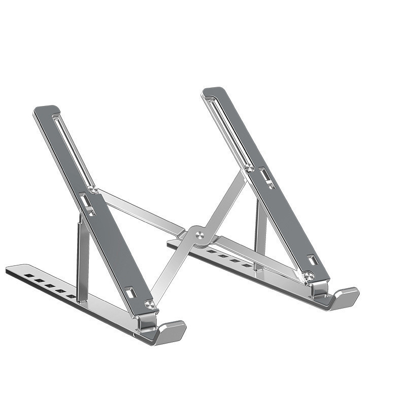 Wholesale of N3 notebook computer double-layer height-increasing folding lift N8 stand vertical convenient aluminum alloy heat dissipation stand Application Scenario