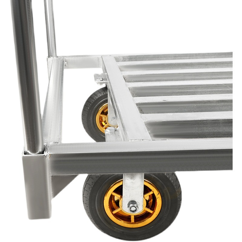 Heavy-duty handcart, transporter, trolley, special load-bearing flatbed truck, logistics handcart, small cargo trailer Application Scenario
