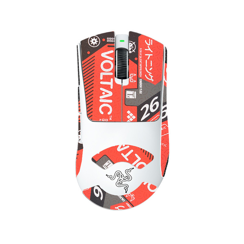 The Warmmi Mouse Anti-slip and sweat-absorbing sticker is suitable for the Viper V3PRO anti-sweat protective patch with lizard skin that is skin-friendly Specification drawing