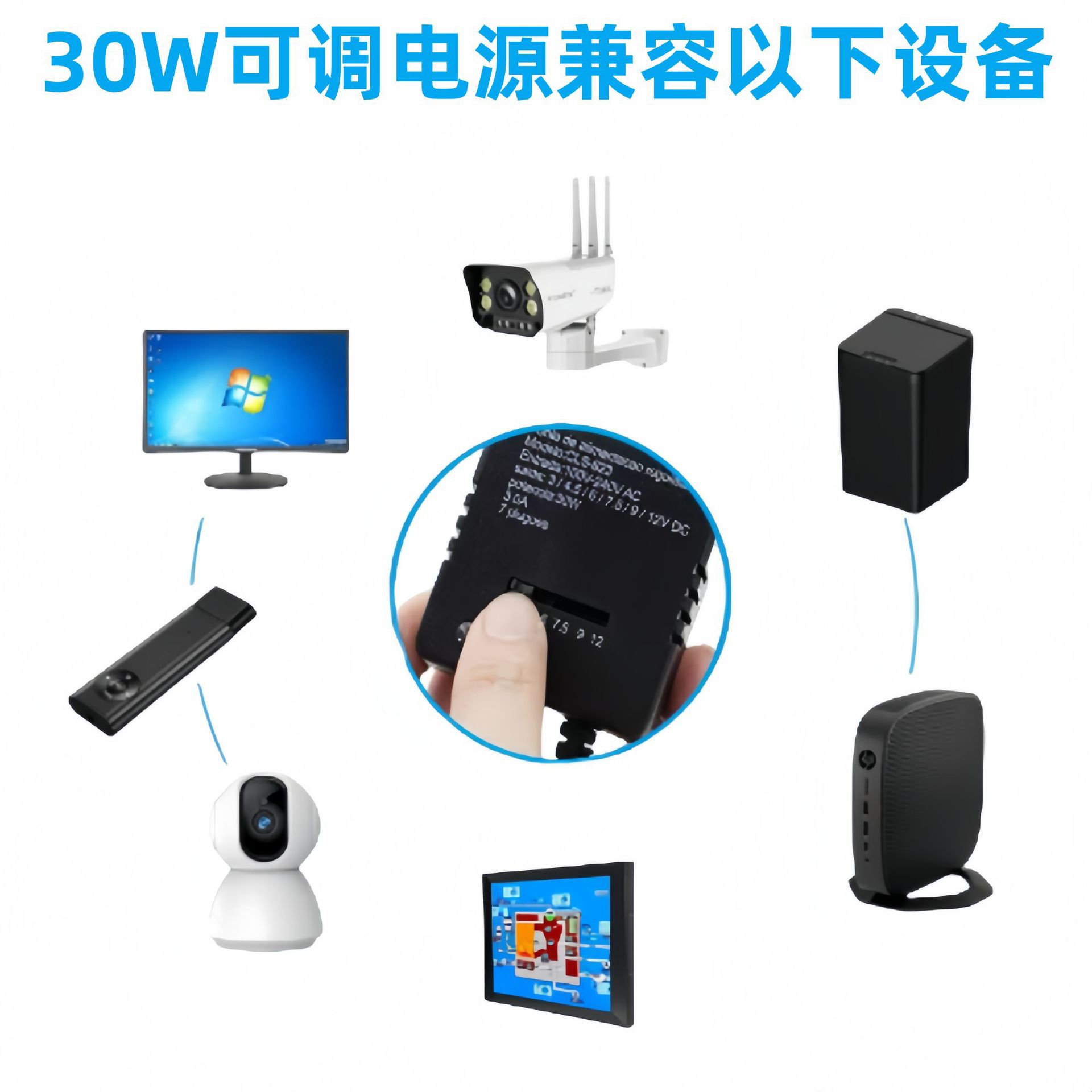 30W adjustable multi-functional switching power supply, 3-12V adjustable voltage power supply, 3A current switching power supply Application Scenario