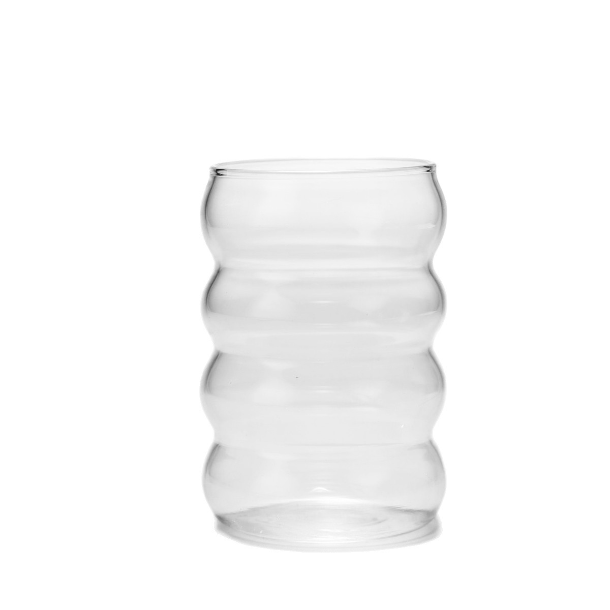 High boron glass cups are cute and have a high level of appearance. Spiral caterpillar cups, cold drink cups, simple milk tea cups and coffee cups Item Picture