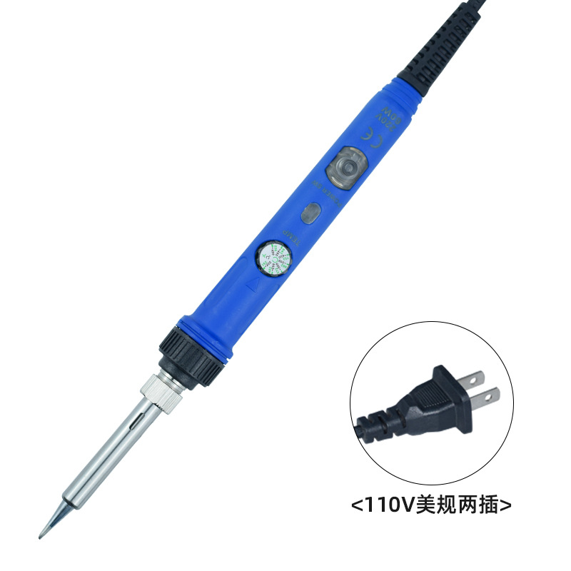 The new 60W internal heating temperature-adjustable soldering iron is a cross-border bestseller. It features a rubber-handled soldering iron with a switch and is a DIY repair soldering tool undefined