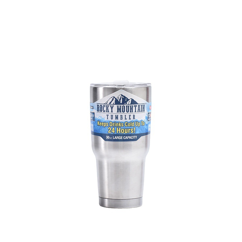 New 30oz cross-border 304 stainless steel ice cup, outdoor car portable water cup, heat and cold preservation car cup Item Picture