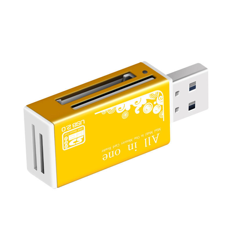 The card reader, memory card, all-in-one universal reader can read sd card songs, TF/MS/M2, and convert mobile phone dashcams to USB flash drives Item Picture