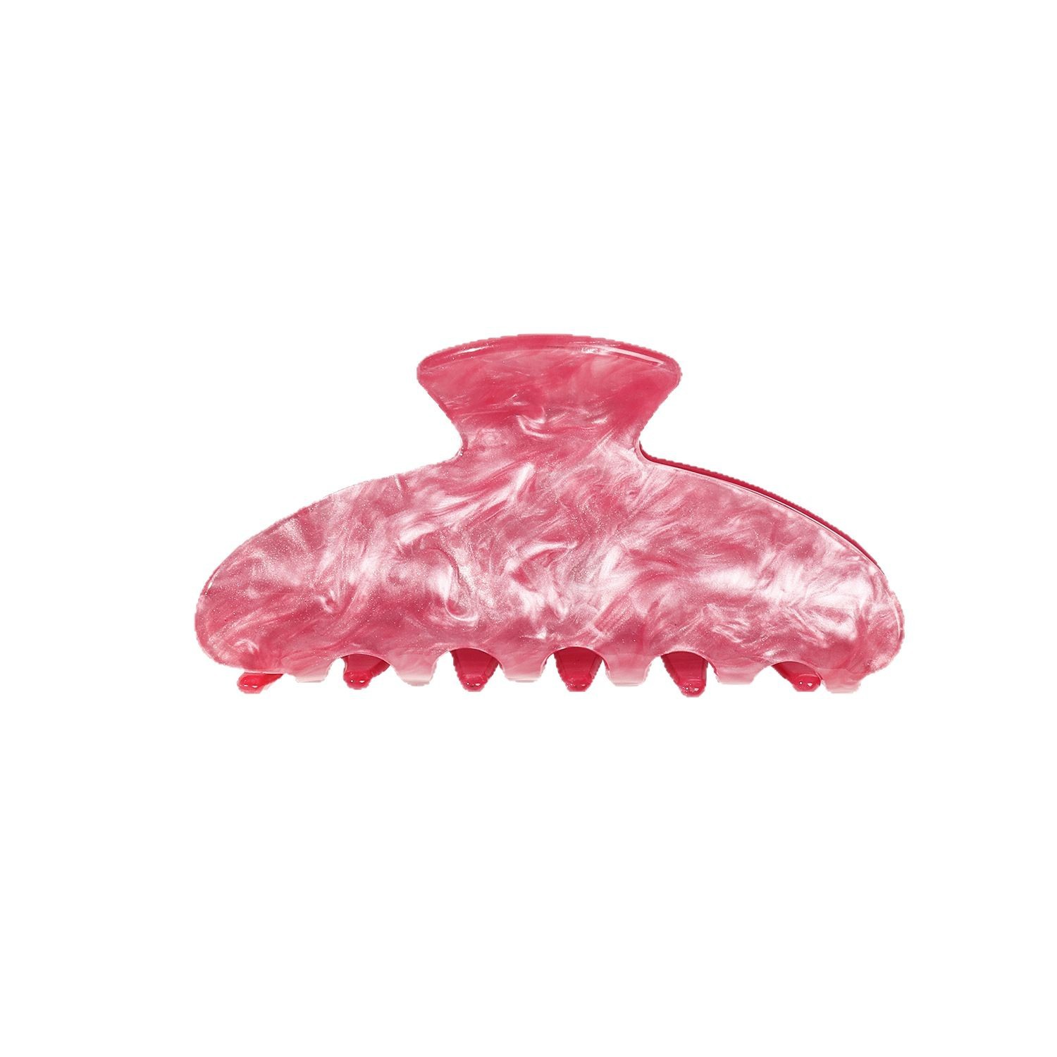 Qiyue Cross-border Acetic Acid Imitation hair Clip for Women, Korean versatile and fashionable hair clip, sand color high-end style, shark hair clip Item Picture