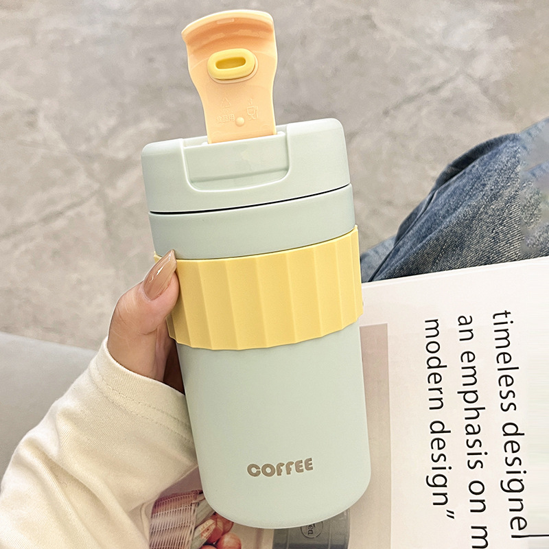 Creative coffee cups, compact and portable, high appearance level, girls' insulated cups, office household water cups, travel cups, custom-made Application Scenario