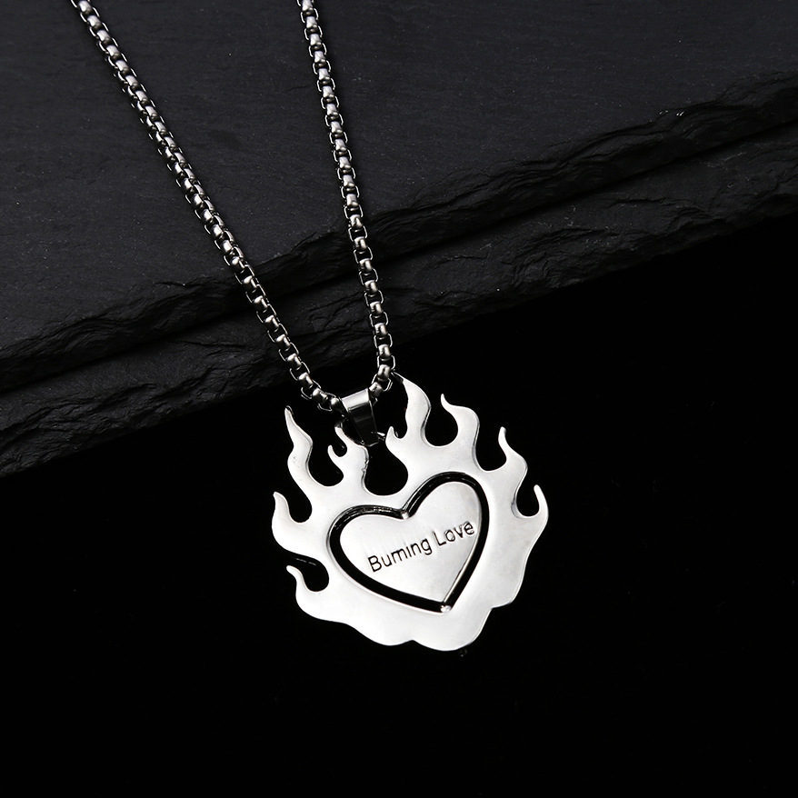 hiphop long titanium steel necklace, ins men's hip-hop necklace, men's and women's sweater chain, nightclub dancing personality accessories Specification drawing