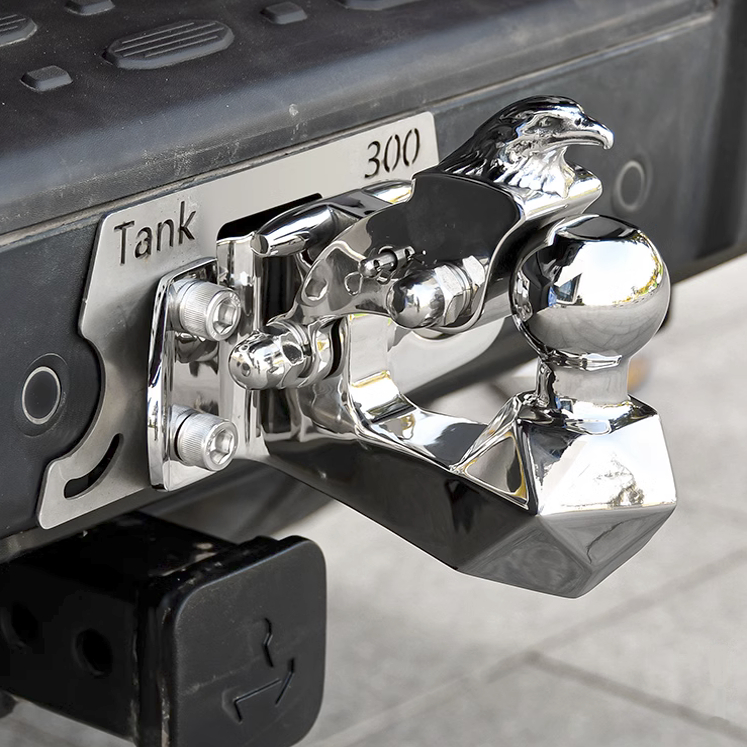 ll Non-destructive installation of tank 300, 400, 500 HI4-T /Z stainless steel trailer hook 304 towing eagle head hook equipped Application Scenario