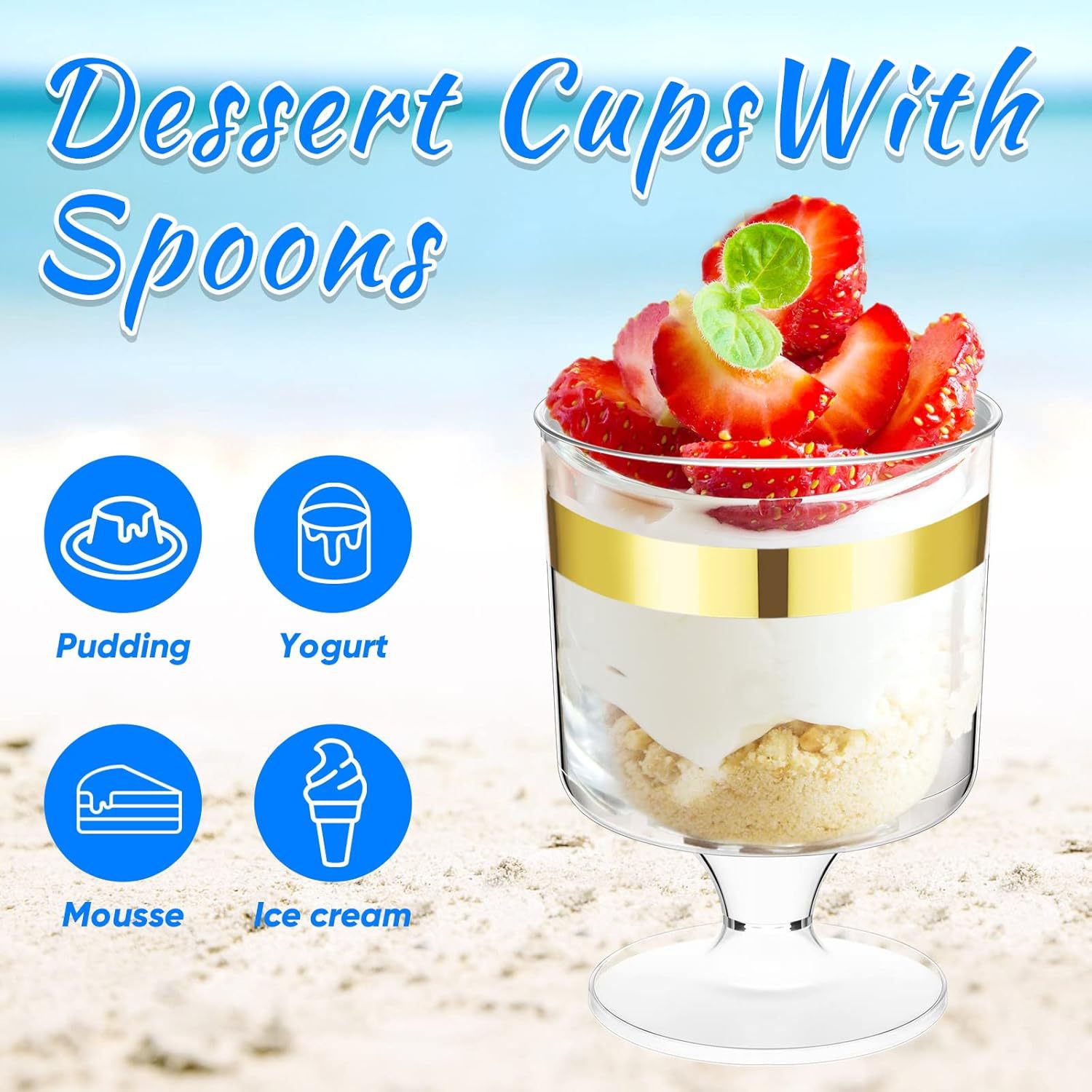 Wholesale 150ML disposable plastic mousse cup transparent jelly dessert for wedding party Phnom Penh dessert cups Specification drawing