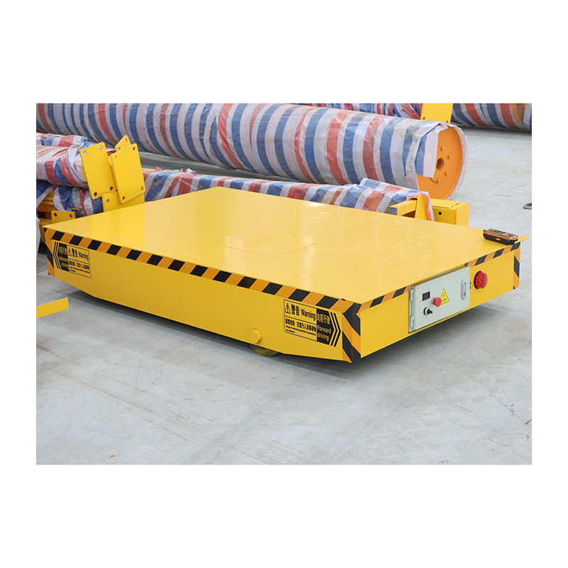 Electric flat car, steel ladle electric flat car for steel plants, universal mobile handling electric flat car for mechanical workshops Item Picture
