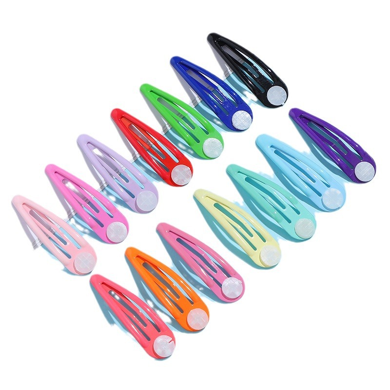 Web celebrity with tray gasket candy color drip BB levels clip to DIY craft clip hairpin hair accessories with children Item Picture