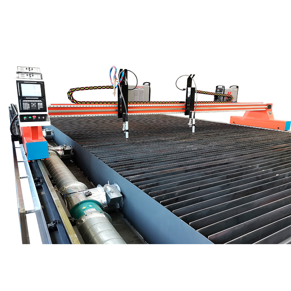 Gantry-type CNC multi-head straight bar flame plasma cutting machine stainless steel metal sheet heavy steel plate manufacturer undefined