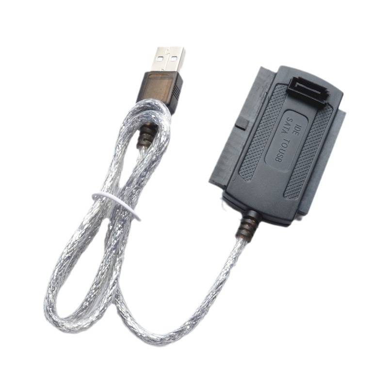 Three-in-one easy drive cable for foreign trade export, IDE/SATA to USB parallel/serial hard disk optical drive conversion cable Item Picture